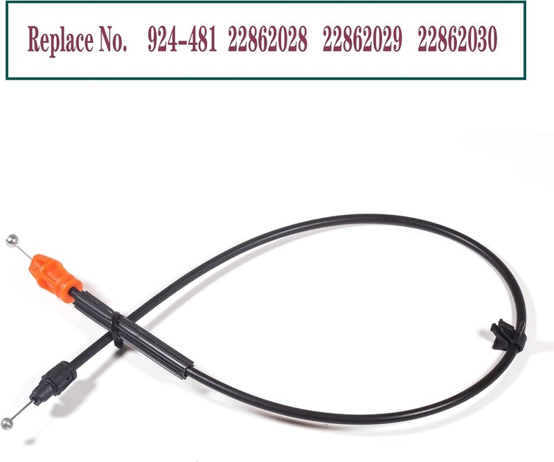 BEONEO 924-481 25.8" Door Latch Cable For Chevy Silverado Tahoe Yukon Sierra Escalade Door Handle Latch Release Cable 25.8 inch 2007 2008 2009 2010 2011 2012 2013 2014 07 08 09 10 22862028, 22862029,22862030 - Image 4